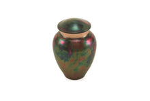Load image into Gallery viewer, Small/Keepsake Stainless Steel Raku Funeral Cremation Urn - 5 Cubic Inches
