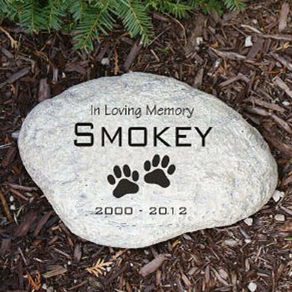 Resin & Polymer Memorial Garden Stone - 