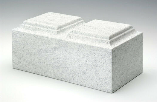 Classic Stone Tone Granitone Companion Cremation Urn, 420 Cu. Inch, TSA Approved