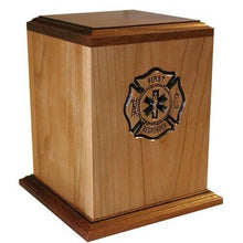 Load image into Gallery viewer, Large/Adult 225 Cubic Inch First Responder Funeral Cremation Urn - Made in USA
