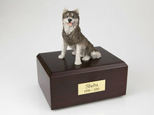 Load image into Gallery viewer, Husky Dog Stand Pet Cremation Urn Available in 3 Different Colors &amp; 4 Sizes

