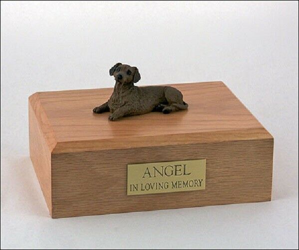 Red Dachshund Pet Funeral Cremation Urn Avail in 3 Different Colors & 4 Sizes