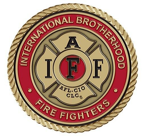 Firefighters Medallion for Box Cremation Urn/Flag Case - 2 Inch Diameter