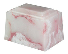 Load image into Gallery viewer, Small/Keepsake 2 Cubic Inch Pink Tuscany Cultured Onyx Cremation Urn Ashes
