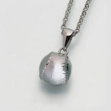 Load image into Gallery viewer, Stainless Steel Baseball Memorial Jewelry Pendant Funeral Cremation Urn
