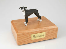 Load image into Gallery viewer, Greyhound, Black Standing Pet Cremation Urn Available in 3 Diff Colors &amp; 4 Sizes
