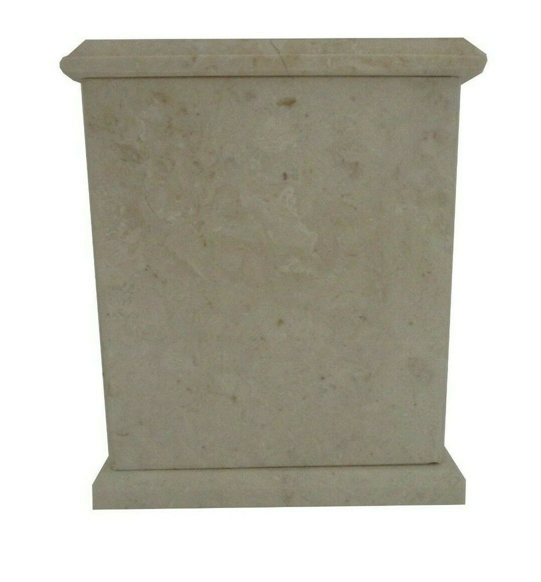 Large/Adult 230 Cubic Inches Champagne Evermore Natural Marble Urn for Ashes