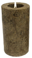 Load image into Gallery viewer, Small/Keepsake 9.5 Cubic Inch Fossil Stone Tea Light  Marble Cremation Urn
