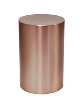 Load image into Gallery viewer, Large/Adult 200 Cubic Inches Copper Color Stainless Steel Cylinder Cremation Urn
