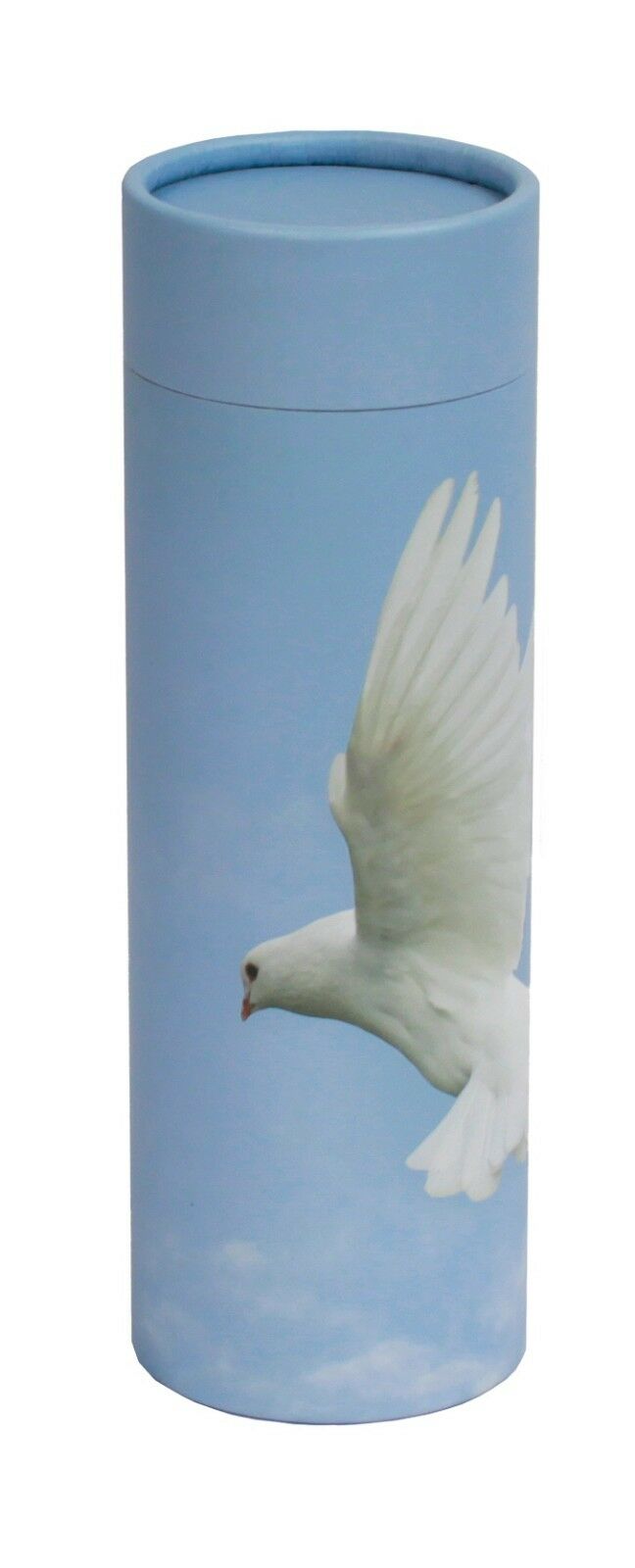 Biodegradable Ash Scattering Tube Funeral Cremation Urn - 40 cubic inches