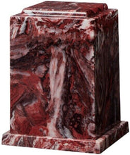 Load image into Gallery viewer, Large 225 Cubic Inch Windsor Elite Firerock Cultured Marble Cremation Urn
