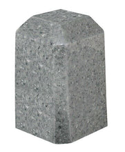 Load image into Gallery viewer, Small/Keepsake 36 Cubic Inch Gray Square Cultured Granite Cremation Urn Ashes
