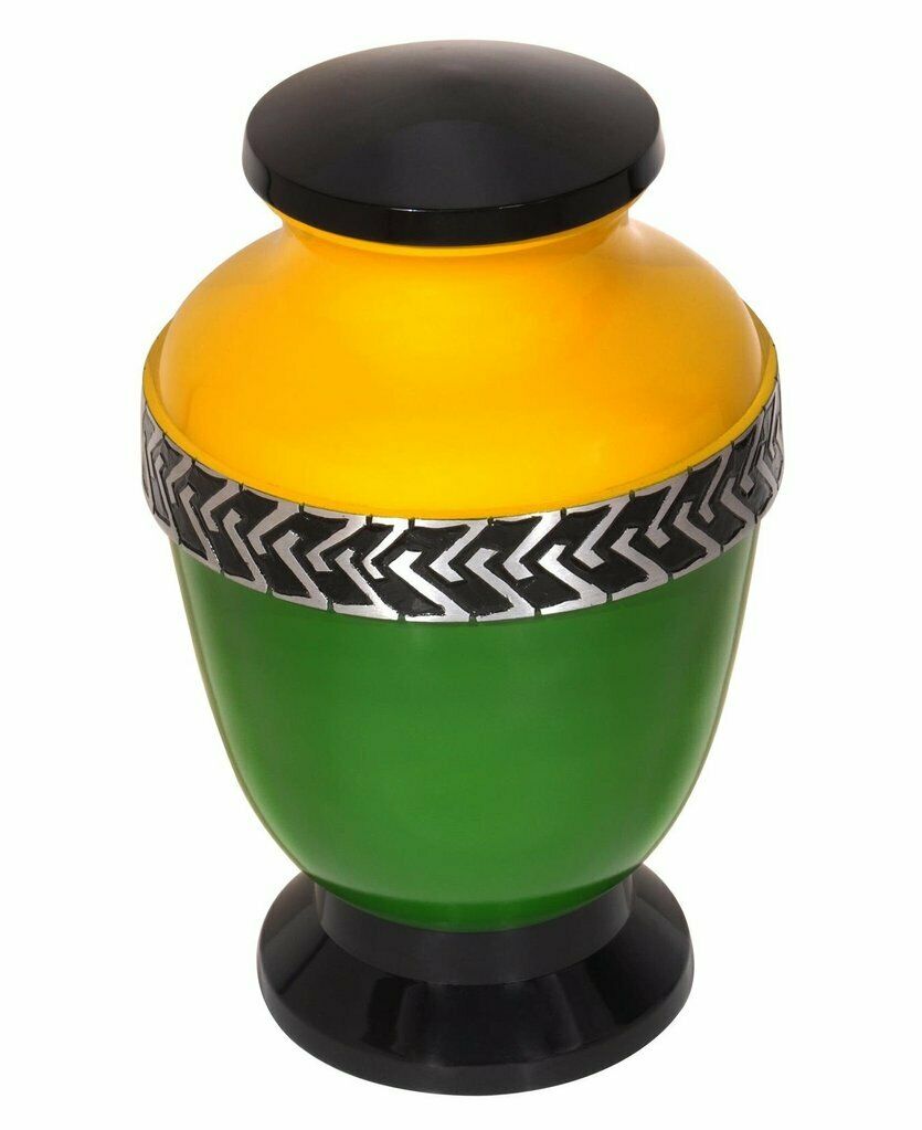 Large/Adult 210 Cubic Inch Metal Tractor Theme Funeral Cremation Urn for Ashes