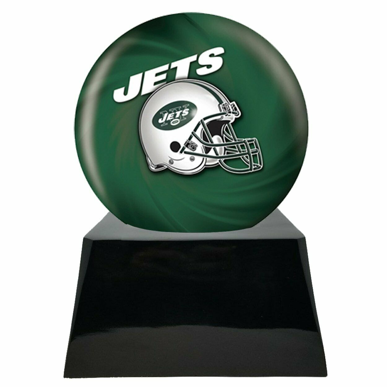 adult jets football helmet Large/Adult 200 Cubic Inch New York Jets Metal Ball on Cremation Urn B