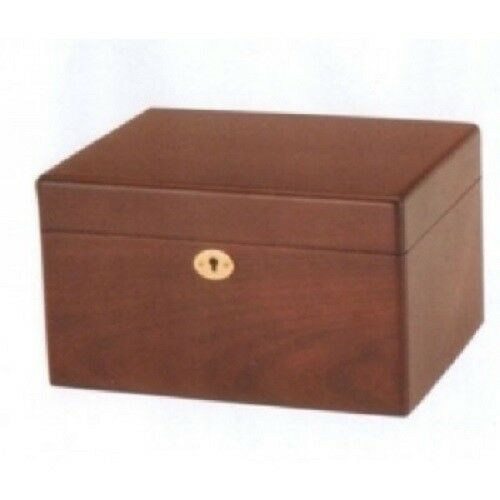 Large/Adult 230 Cubic Inches Brown Remembrance Chest Cremation Urn for Ashes
