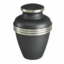 Load image into Gallery viewer, Large/Adult 228 Cubic Inches Black Brass Dover Funeral Cremation Urn for Ashes
