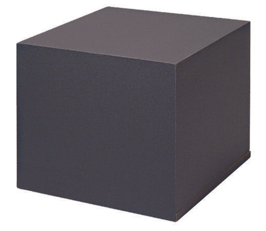 Large/Adult 230 Cubic Inches Slate Gray Simplicity Cube Cremation Urn for Ashes