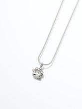 Load image into Gallery viewer, Sterling Silver Paw Memorial Jewelry Pendant Funeral Cremation Urn
