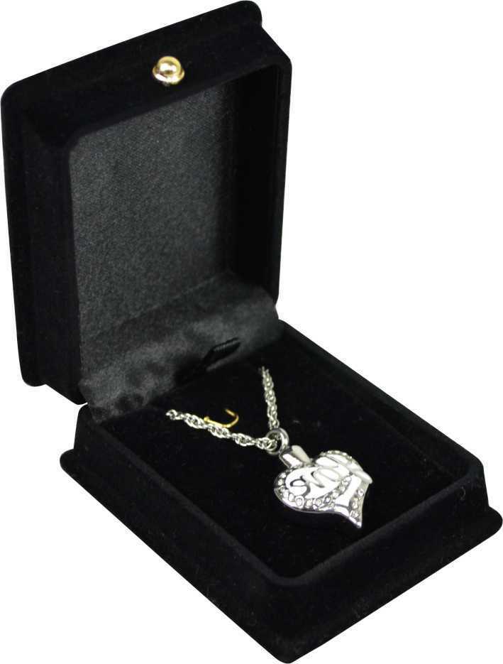 White Heart Pendant Urn w/20