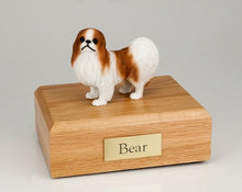 Load image into Gallery viewer, Japanese Chin Red/White Pet Cremation Urn Available 3 Different Colors &amp; 4 Sizes
