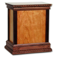 Load image into Gallery viewer, Large/Adult 225 Cubic In Classic Cherry Standard Handcrafted Wood Cremation Urn
