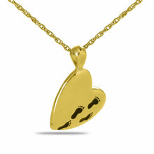 Load image into Gallery viewer, 10K Solid Gold Life&#39;s Journey Pendant/Necklace Funeral Cremation Urn for Ashes
