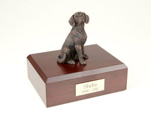 Load image into Gallery viewer, Beagle Pet Funeral Cremation Urn, Engraved, Available 3 Different Colors 4 Sizes
