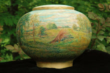 Load image into Gallery viewer, Limited Addition 180 Degrees Hand Painted Wood Adult/Large Funeral Cremation Urn
