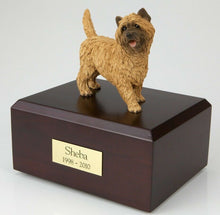 Load image into Gallery viewer, Cairn Terrier Pet Funeral Cremation Urn Avail in 3 Different Colors &amp; 4 Sizes
