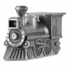 Load image into Gallery viewer, Small/Keepsake 8 Cubic Inch Shining Train Pewter Funeral Cremation Urn
