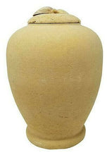 Load image into Gallery viewer, Large/Adult 220 Cubic Inch Biodegradable Oyster Shell Funeral Cremation Urn
