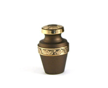Load image into Gallery viewer, 6 Keepsake Set Bronze Funeral Cremation Urns for Ashes, 5 Cubic Inches each
