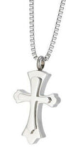 Load image into Gallery viewer, Stacked Cross Pendant/Necklace Funeral Cremation Urn for Ashes
