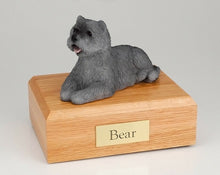 Load image into Gallery viewer, Gray Cairn Terrier Pet Funeral Cremation Urn Available 3 Diff Colors &amp; 4 Sizes
