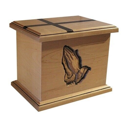 Large/Adult 225 Cubic Inch Inspiration Maple Funeral Cremation Urn- Made in USA