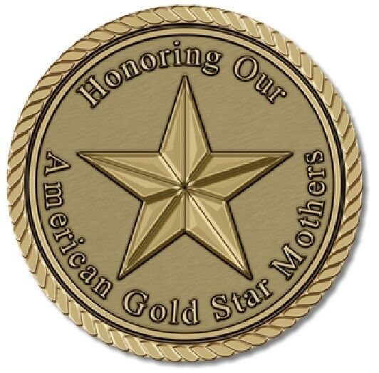 American Gold Star Mothers Medallion for Box Cremation Urn/Flag Case