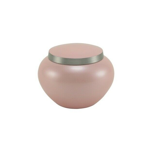 Small/Keepsake Odyssey Pink Petite Funeral Cremation Pet Urn, 25 cubic inches