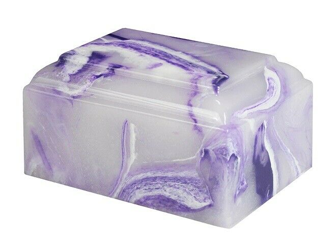 Small/Keepsake 22 Cubic Inch Purple Tuscany Cultured Onyx Cremation Urn for Ash