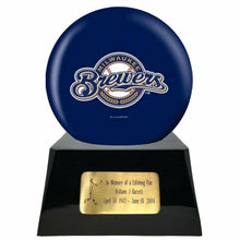 Load image into Gallery viewer, Milwaukee Brewers Sports Team Adult Baseball Funeral Cremation Urn For Ashes
