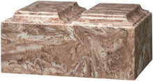 Load image into Gallery viewer, Extra-Large 450 Cubic Inch Cafe Tuscany Companion Cultured Marble Cremation Urn
