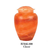 Load image into Gallery viewer, Large/Adult 220 Cubic Inch Biodegradable Natural Salt Classic Cremation Urn
