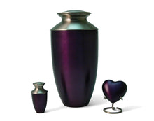 Load image into Gallery viewer, Purple 6 Keepsake Set Funeral Cremation Urns for Ashes, 5 Cubic Inches each
