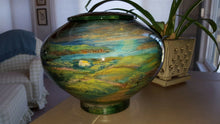Load image into Gallery viewer, Hand Painted Wood Adult Ireland Landscape Funeral Cremation Urn,225 Cubic Inches
