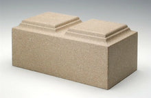 Load image into Gallery viewer, Classic Stone Tone Catalina Companion Cremation Urn, 420 Cubic Inch TSA Approved

