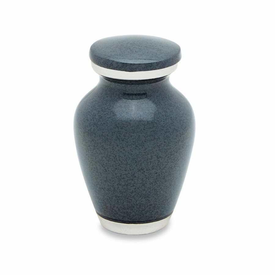 Small/Keepsake 3 Cubic Inches Grey Wolf Funeral Cremation Urn for Ashes