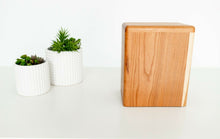 Load image into Gallery viewer, Large/Adult Artisan 280 Cubic Inches Wood Box Funeral Cremation Urn for Ashes
