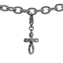Load image into Gallery viewer, Stainless Steel Bracelet with Infinity Cross Funeral Cremation Jewelry For Ashes
