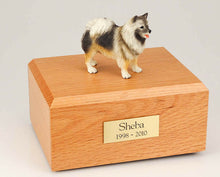 Load image into Gallery viewer, Keeshond Pet Funeral Cremation Urn Available in 3 Different Colors &amp; 4 Sizes
