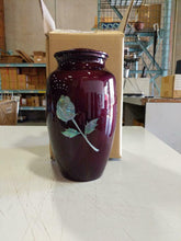 Load image into Gallery viewer, Pearl Rose Burgundy 210 Cubic Inches Large/Adult Funeral Cremation Urn for Ashes
