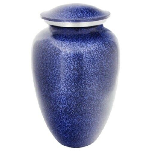 Small/Keepsake 3 Cubic Inch Cobalt Aluminum Cremation Urn for Ashes